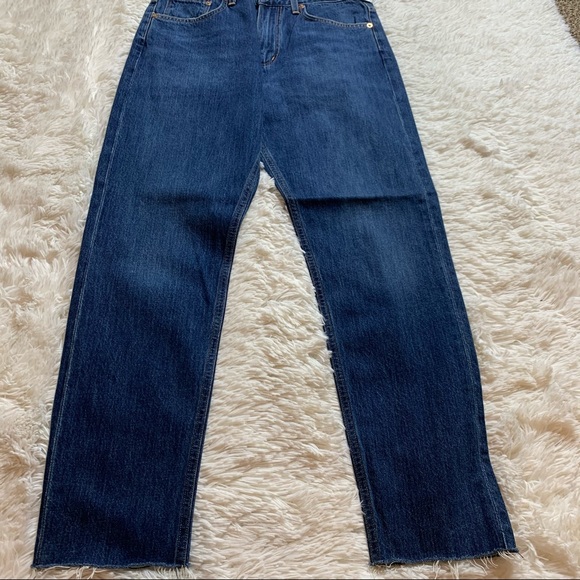 NWT AGOLDE CUT OFF TAPERED HERO JEAN - DESOLATE - Picture 7 of 7